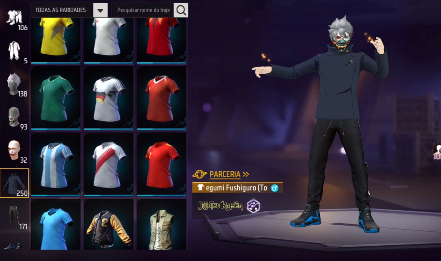 Conta free fire com skins e armas para apostado