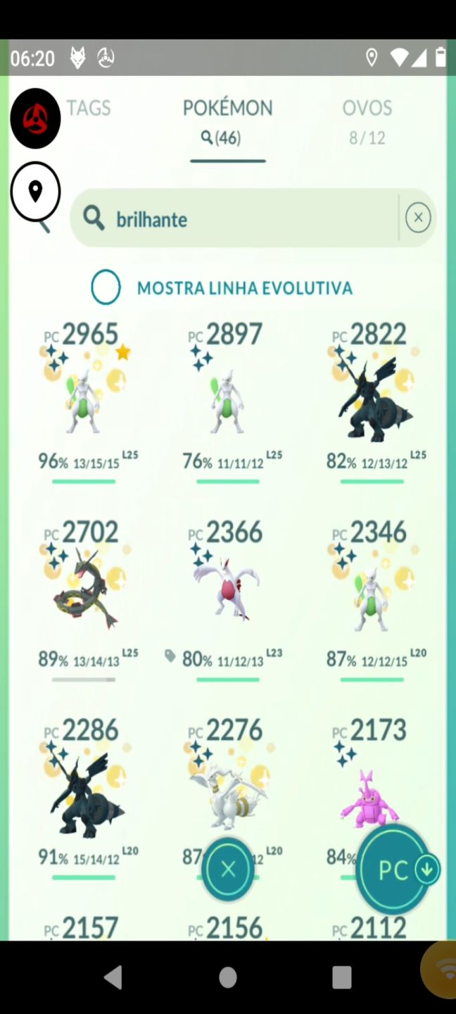 Conta level 53 + Rayquaza 100% com fundo raro