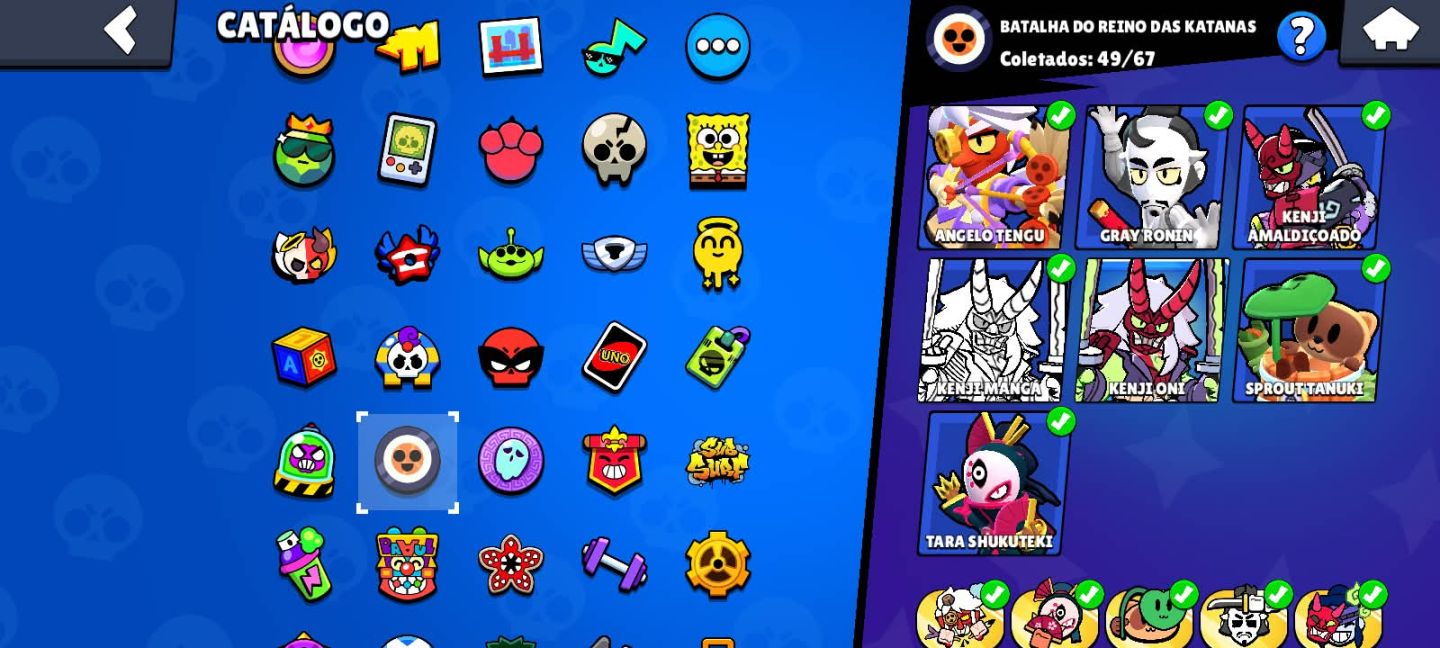 CONTA DE BRAWL STARS FOCADA EM GAMEPLAY!!