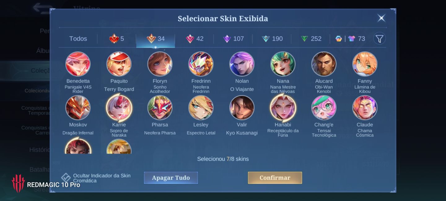 Conta Colecionador Mundial +700 skins