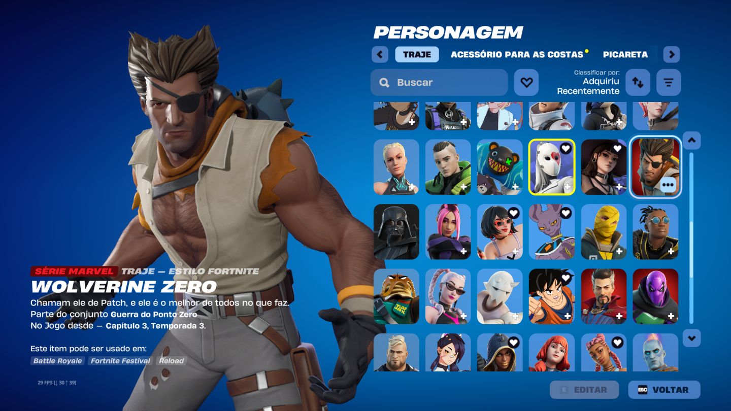 CONTA DE FORTNITE FULL ACESSO SKINS LENDARIAS