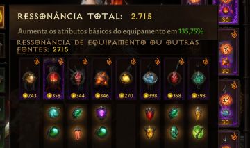 Conta Diablo immortal 2700 ressonância