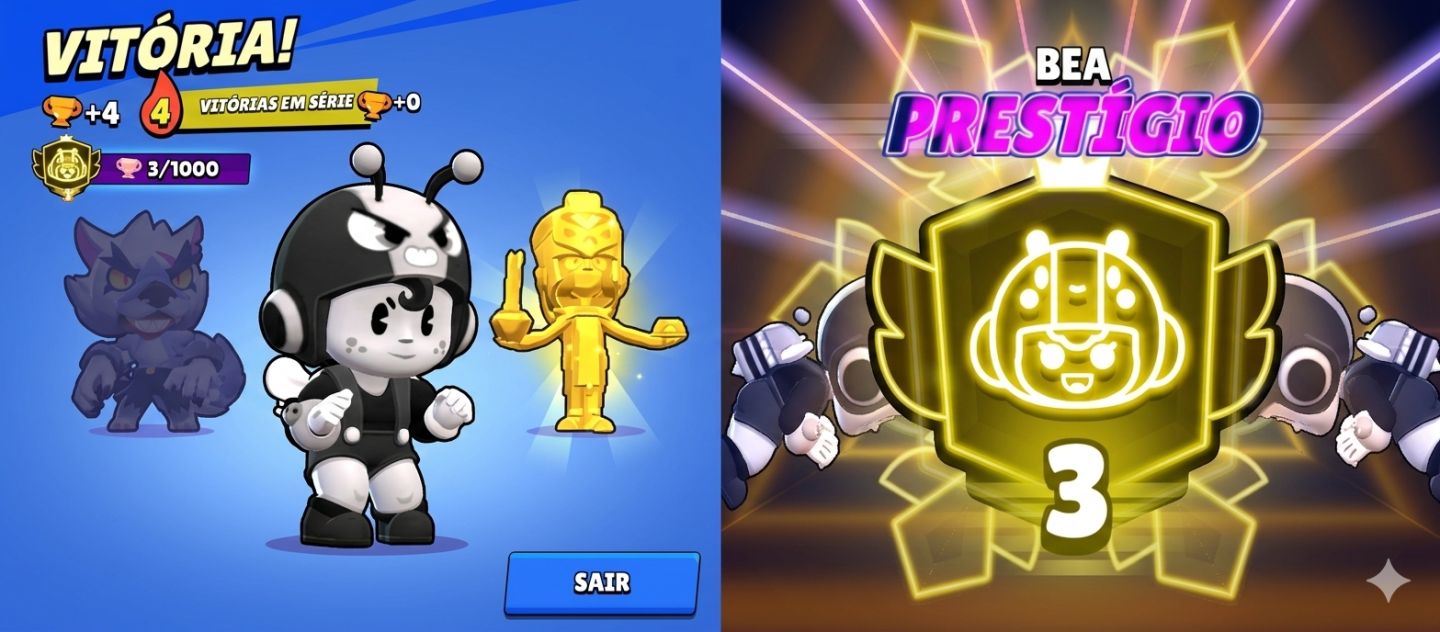 Elojob de Brawl Stars Prestígio 1 2 e P3 & Ranked