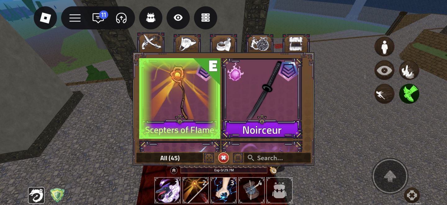 Espada noirceur King legacy