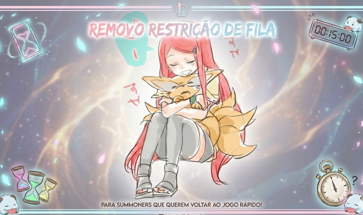 RETIRO BAN DE FILAS RANQUEADAS DE TEMPO EM NORMAL GAME E ARAM (BAIXA PRIORIDADE)