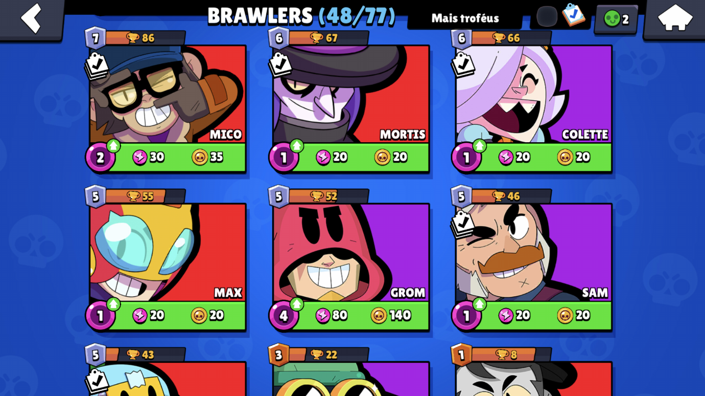 CONTA BRAWL STARS COM 14.700 TROFEUS,4 LENDARIOS, SKIN PRIMEIRO PASSE E MAIS