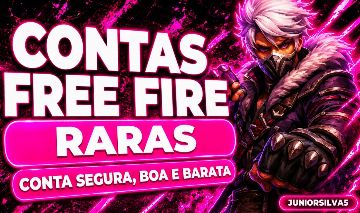 CONTAS FREE FIRE ANTIGA COM 4 ARMAS EVOLUTIVA+ 5 PUNHO+770 PEITORAL+SOMBRA ROXA
