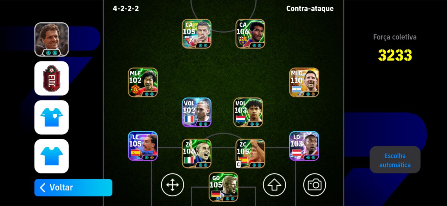 Conta efootball mobile 3230+ somente konami Id