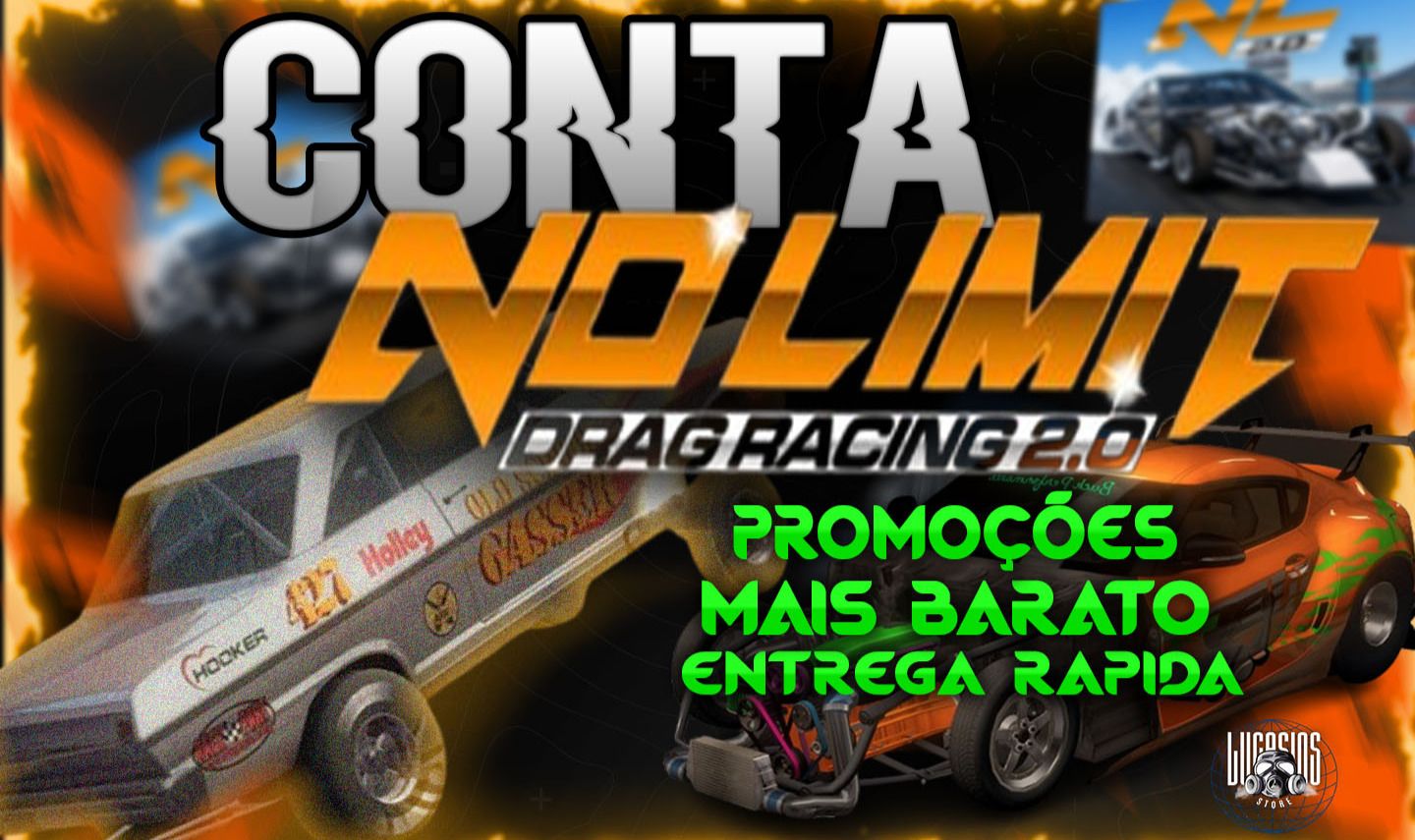 [Mais Barato] CONTA NOLIMIT DRAG RACING 2 FULL