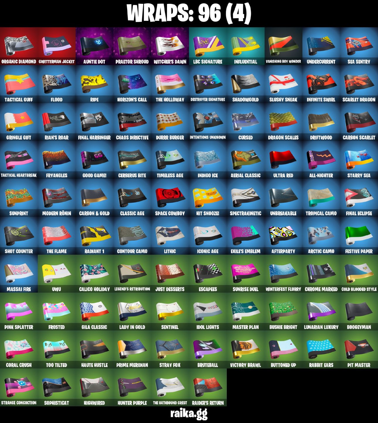 68 skins EON, OG STW 2,8k VBucks disponivel pra uso