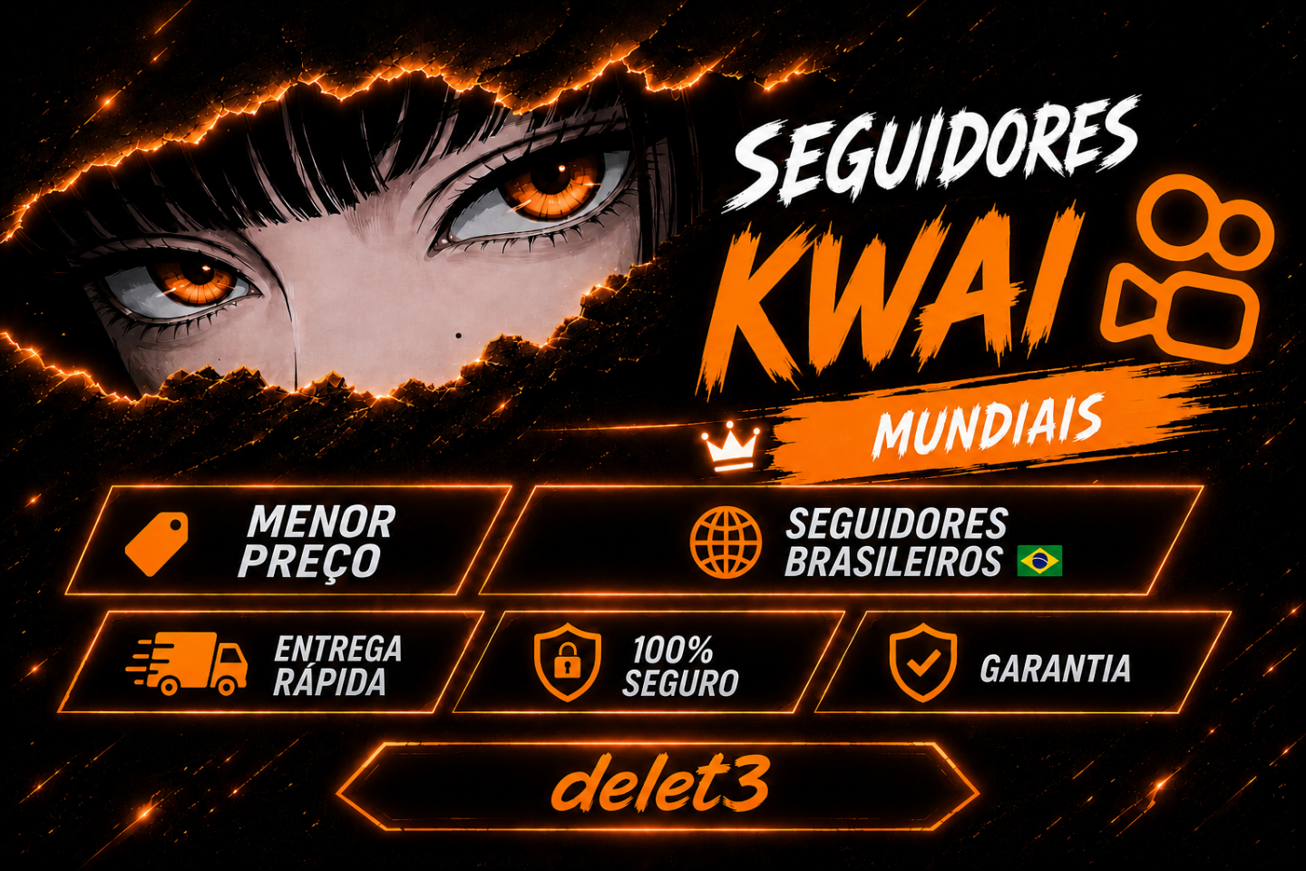 [MELHOR PREÇO] KWAI | SEGUIDORES BRASILEIRO | CURTIDAS | HOMENS e MULHERES