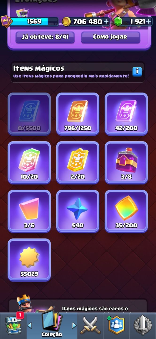 SUPERCELL ID: BRAWL STARS 30K (20 HIPER) + CLASH ROYALE 11.5K FULL CARTAS