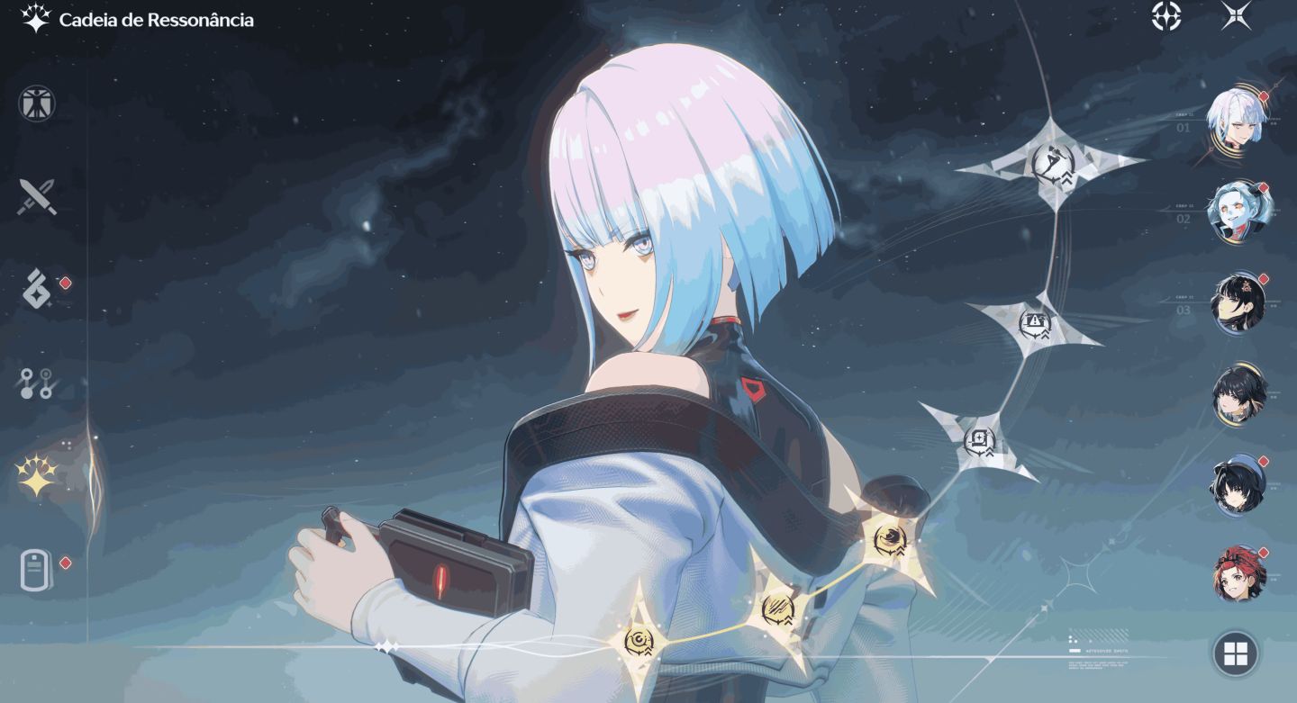 Wuthering Waves - Contas Reroll Collab Cyberpunk - Varias Lucys S3 a S6 e Mais