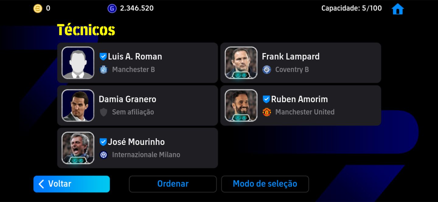 Conta de efootball com novo zagueiro 106 e raridades