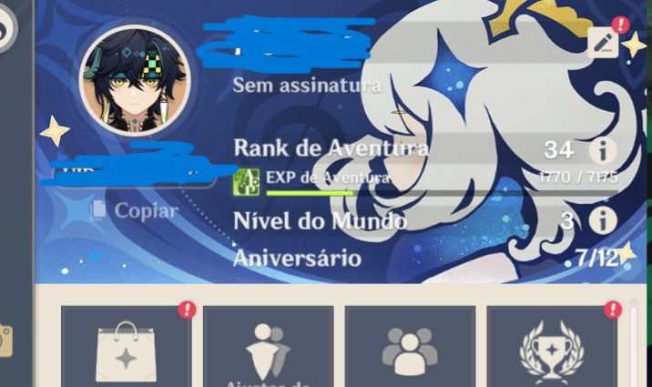 CONTA COM VARIOS T5 AR 34