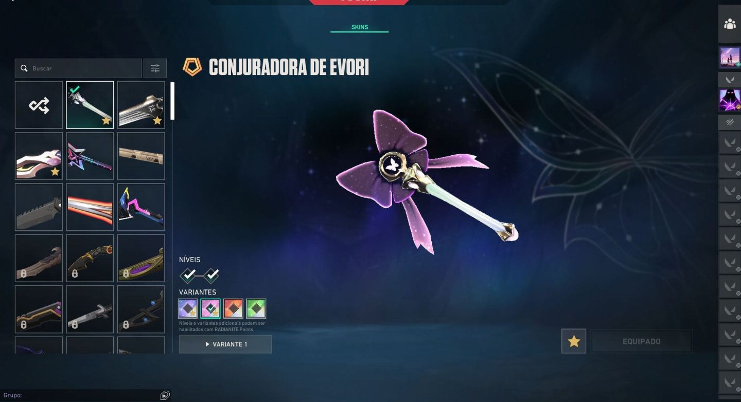 Conta com skin de vandal asas oniricas pacote vct 2026 e mt mais
