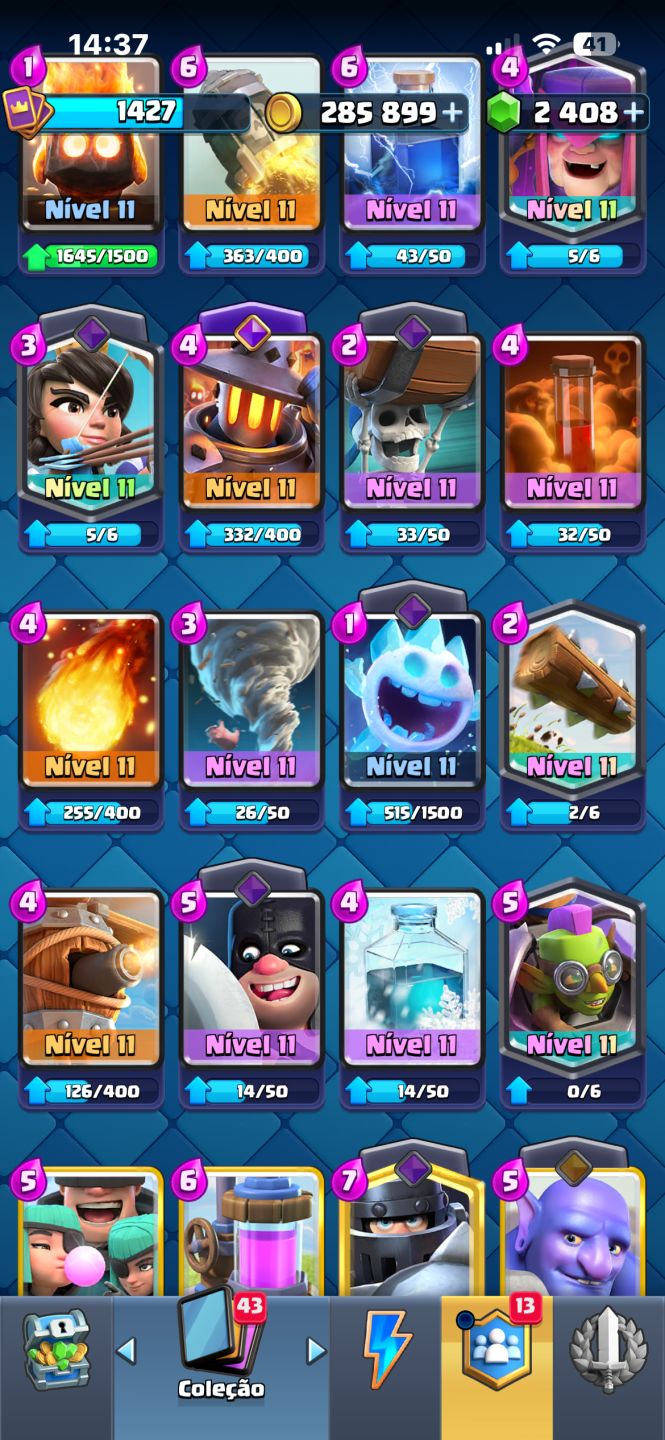 Conta de clash Royale 10 k troféus