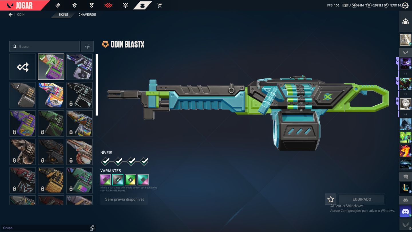 Conta de Valorant DIMA 3 Com skin