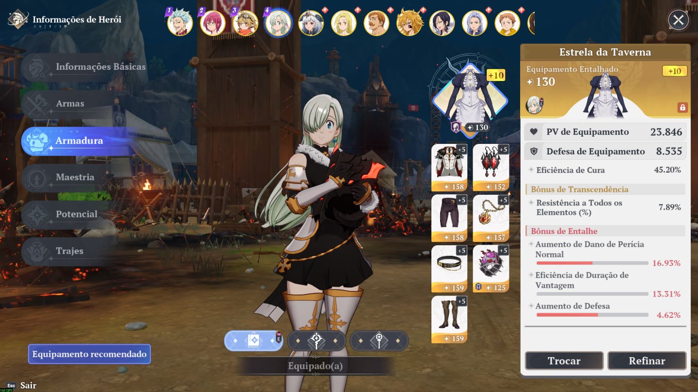 The Seven Deadly Sins Origin - CONTA ENDGAME-BAN P10-MERLIN P7-ELIZA P5-GOW P6