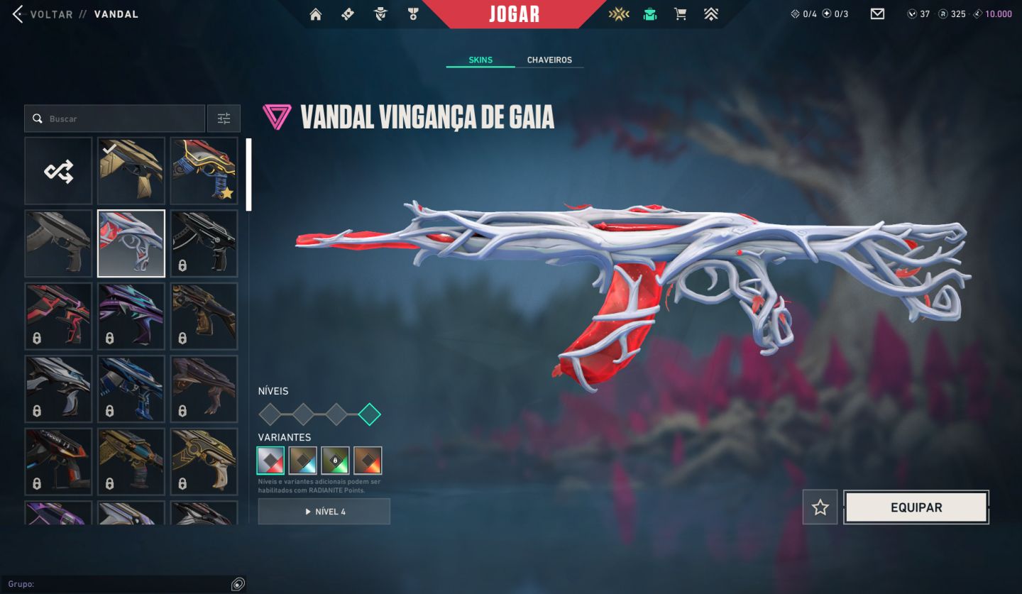 CONTA VALORANT LEVEL 134