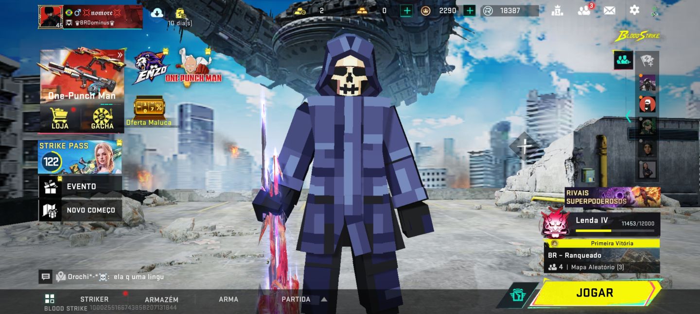 CONTASBLOODSTRIKELVL 48 | SKINS ULTRA, LENDÁRIAS, GACHA E 4 ARMAS DOURADAS
