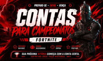 CONTAS FORTNITE SMURF PARA CAMP LV 50+