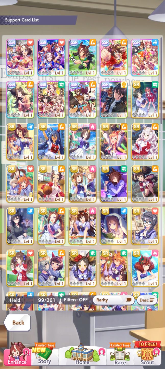 Uma Musume pretty derby - 120k carats - Tokai teio - seiun sky - 35 SSR -