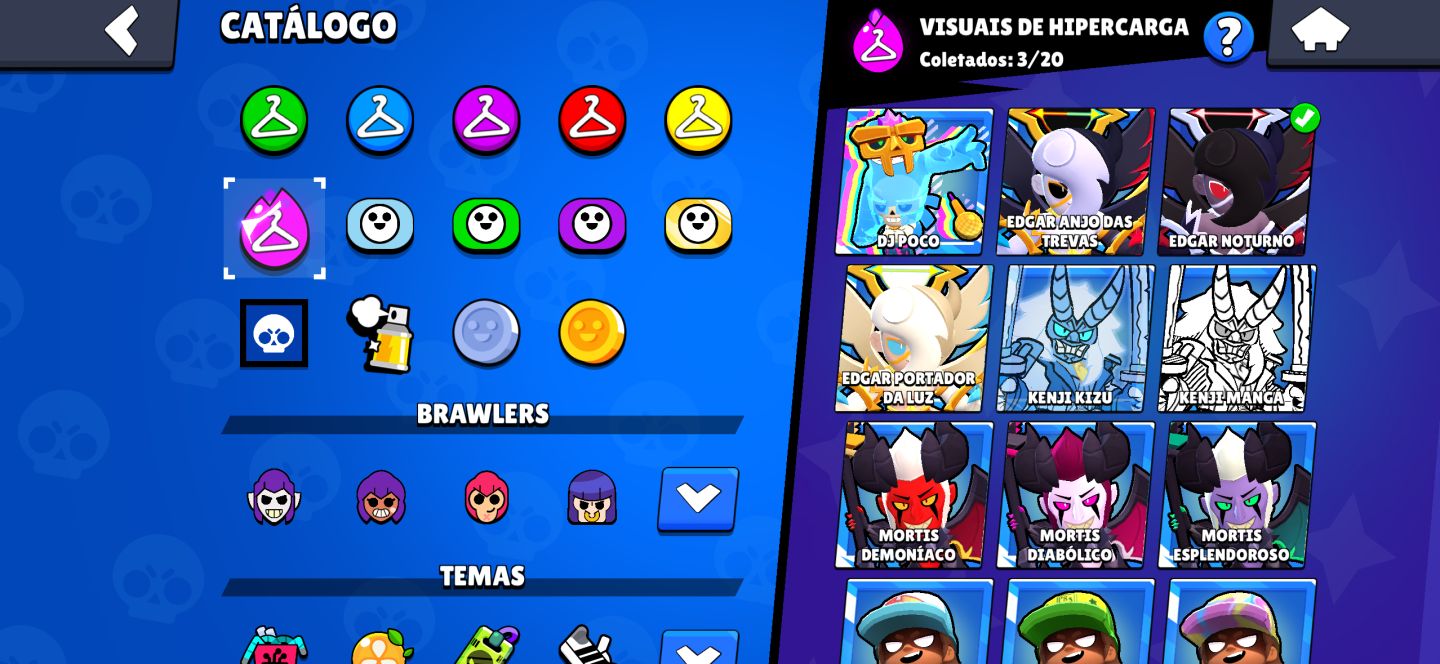 Conta Brawl Stars rara 7 anos