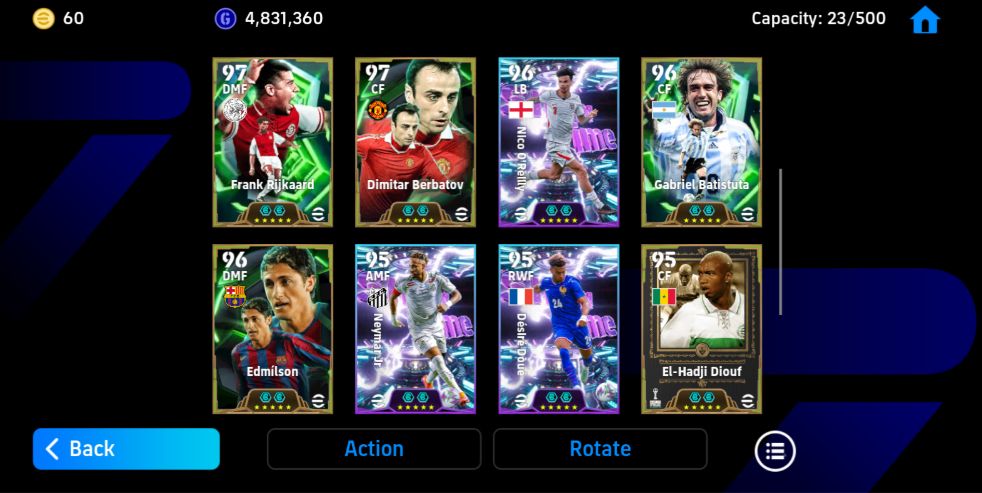 Conta Efootball | Strength 3181 | Messi - VITINHA- Bellingham +++