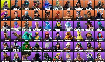 CONTA FORTNITE FA 99 SKINS | GLOW | MISTICA | TONY STARK