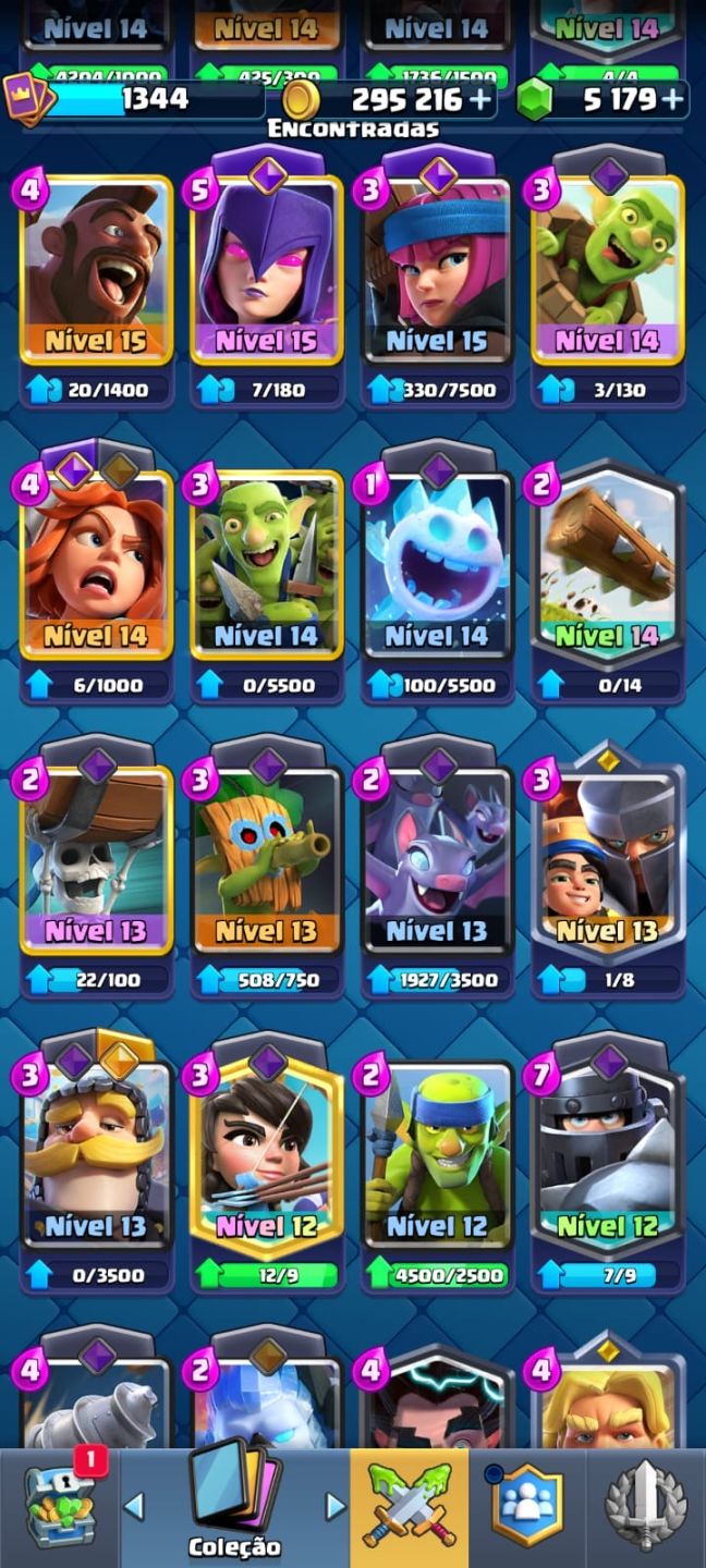 CONTA CLASH ROYALE + BRAWL STARS + CLASH OF CLÃNS