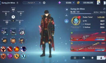Solo Leveling:ARISe CONTA END GAME CATEGORIA 116