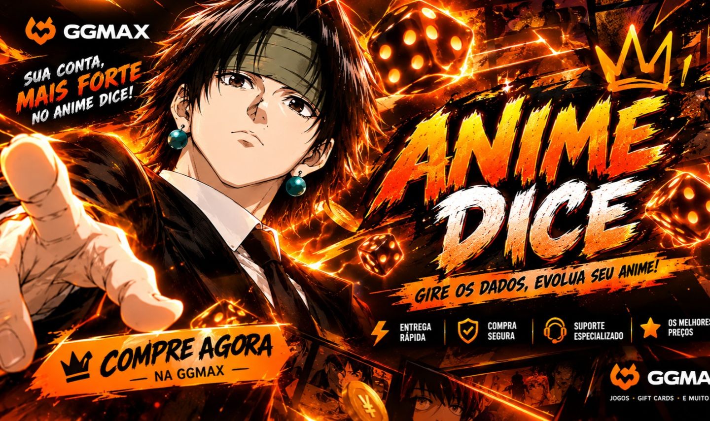 ANIME DICE | MELHOR PREÇO DO SITE | PERSONAGENS FORTES E ACESSÓRIOS