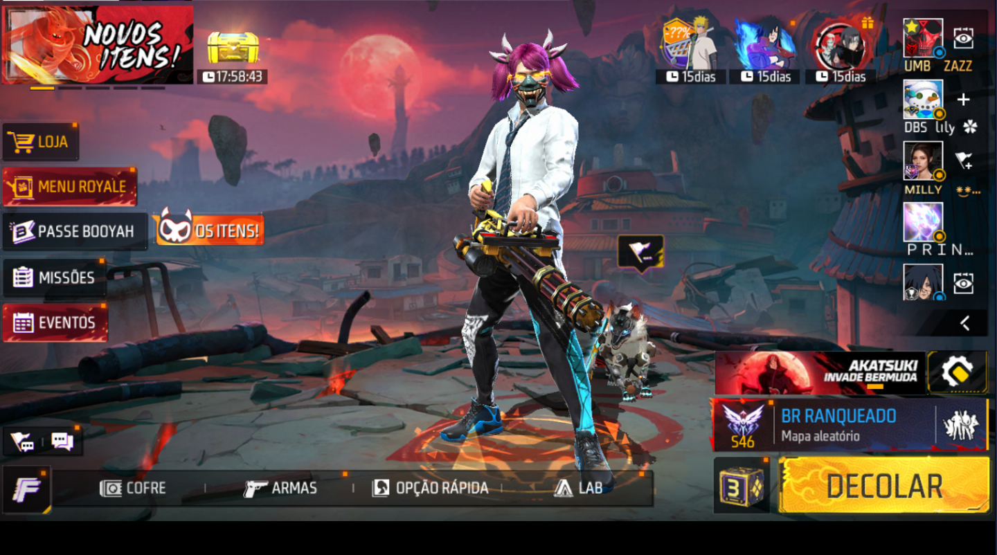 Free Fire - Conta OLD