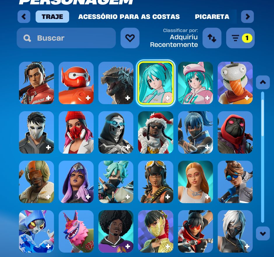 Conta fortinite com machado leviata e algumas Skins raras