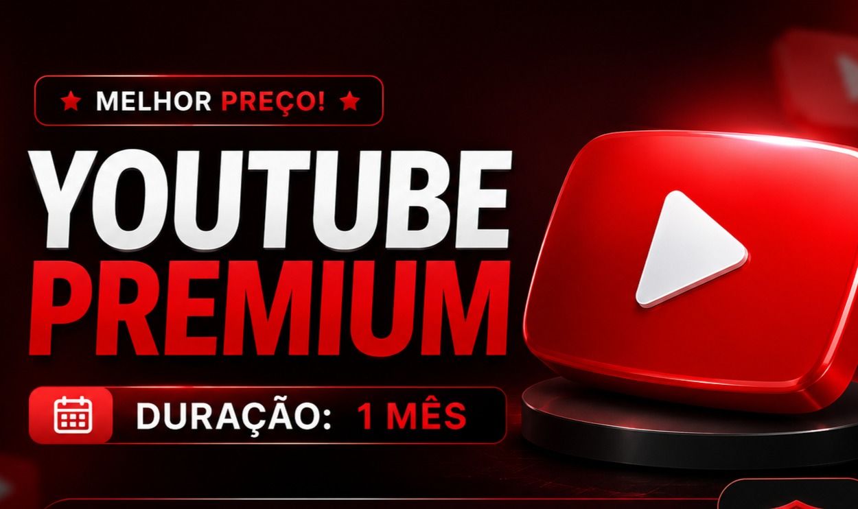 YOUTUBE PREMIUM + YOUTUBE MUSIC - 30 DIAS