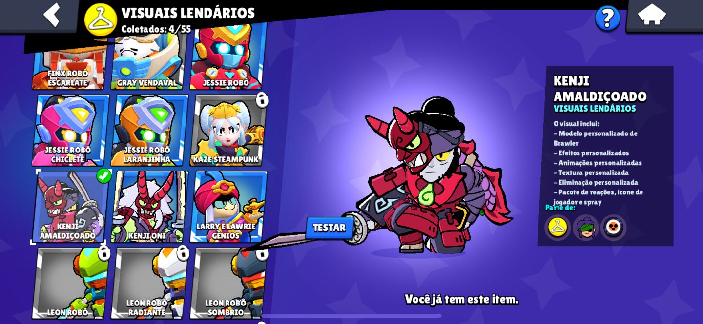 Brawl Stars | 16.7K Troféus + 74 Brawlers