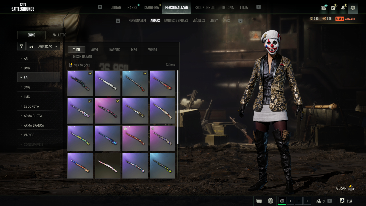 CONTA PUBG RARA E VALORIZADA +4.000 HORAS|+R$5.000 INVESTIDOS |SEM BAN|