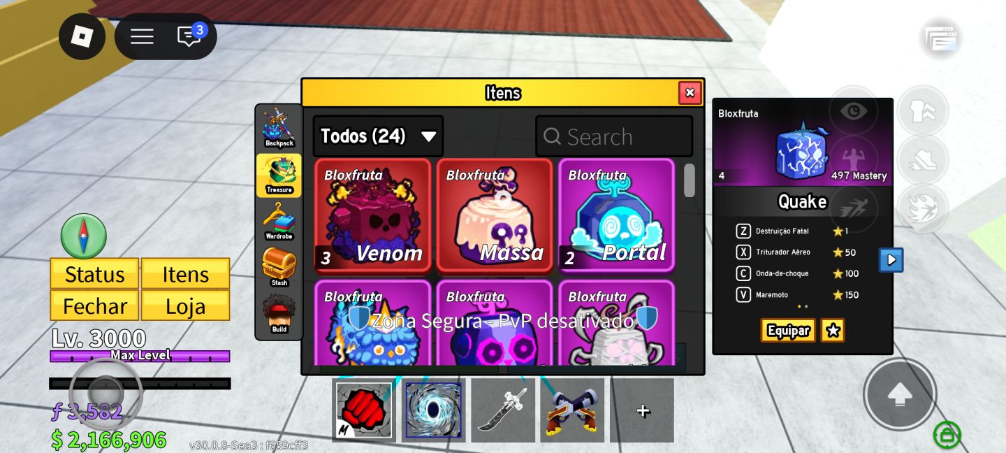 CONTA BLOX FRUITS END GAME