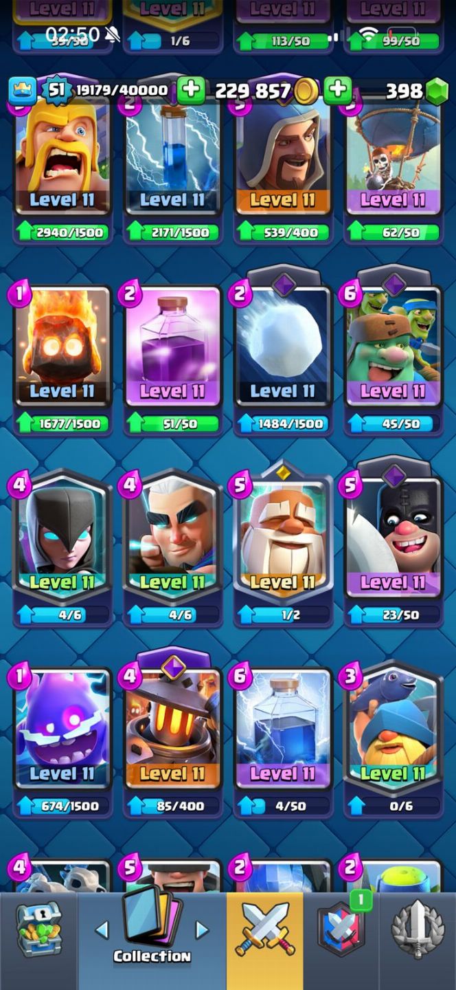 Conta clash royale 10k troféus