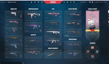 CONTA VALORANT | VANDAL ARCANE + KURONAMI | ZEDD | 4 FACAS | Diamante 1