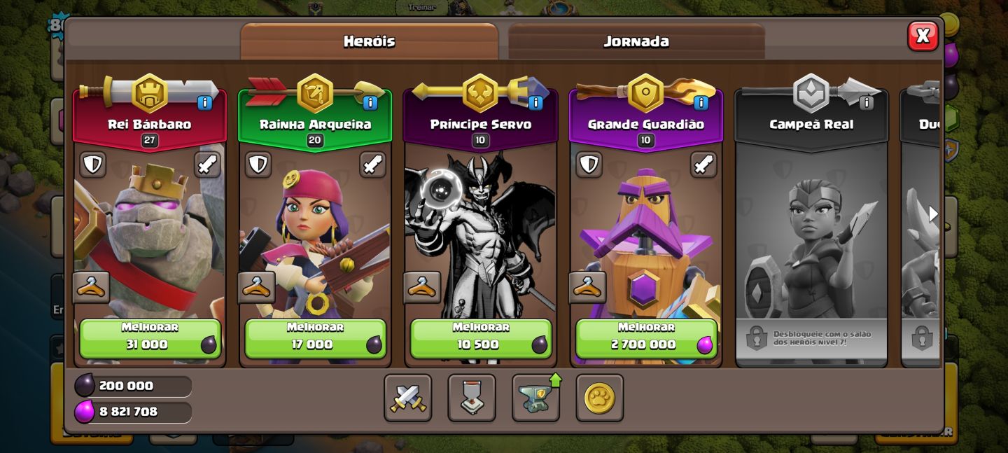 Conta clash of clans,CV 11 quase full,aceito negociar pelo valor da conta