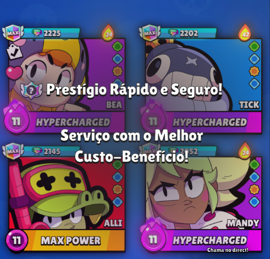 Prestigio e Trofeu em qualquer brawler barato!