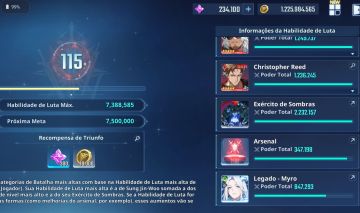 Conta End game Solo Leveling Arise