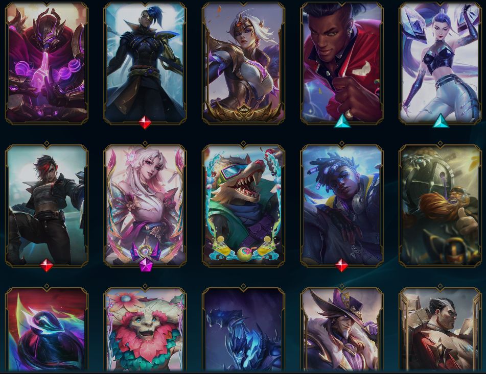 Conta platina 151 skins