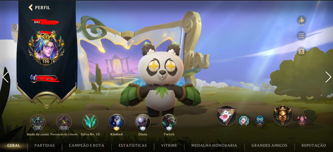 Conta wild rift 123 skins. Maior tier Grão mestre