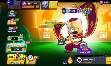 Conta Brawl Stars | 72k de Troféus | 104 brawlers | 35 Hypercargas | 214 skins