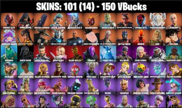 CONTA FORTNITE COM 101 SKINS OLD SNAKE/HELMET/POSEIDON/INFERNO/SON GOKU/