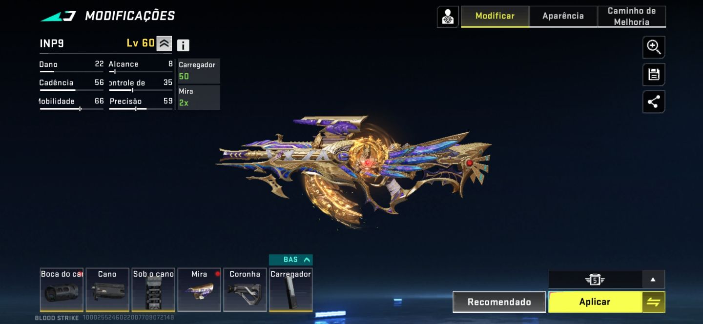 Conta De BS com Ram Espírito Gamo + 3 eternas no hype (promoção pra sair logo)