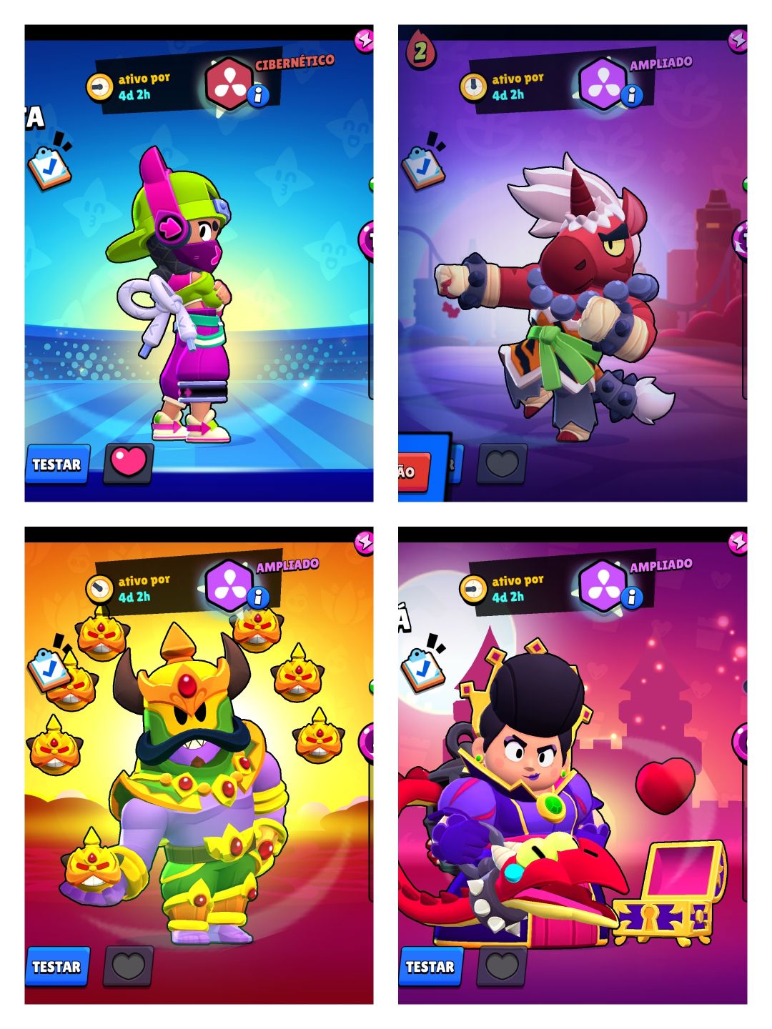 Conta Full mais de 500 Skins 44 Lendárias e 44 míticas vejam fotos e descrição